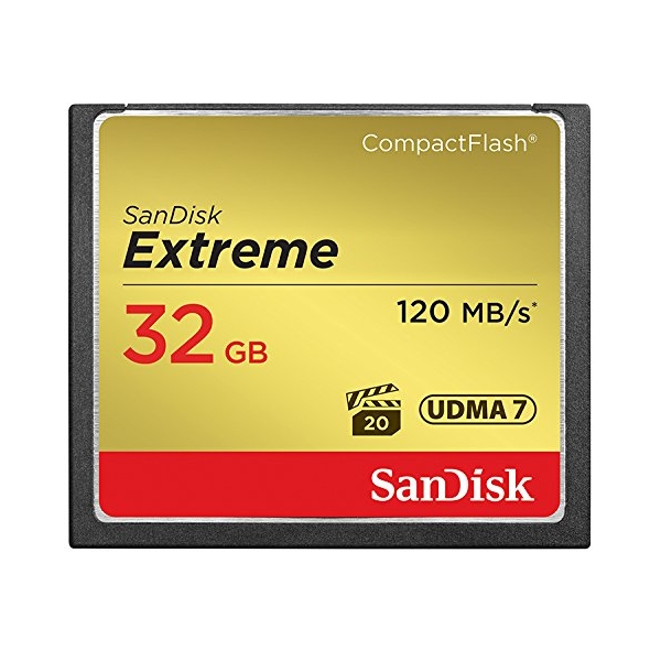 CompactFlash 32 Go Extreme 800x (120Mb/s)