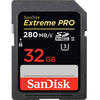 photo SanDisk Carte mémoire SDHC 32 Go Extreme Pro - 280MB/s