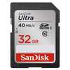 photo SanDisk SDHC 32Go Ultra UHS-I (Class 10 - 40MB/s)