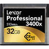 photo Lexar Carte CFast 2.0 32 Go Professional 3400x (510Mb/s)