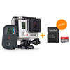 photo GoPro Kit Hero 3+ Black Edition - Adventure + carte mémoire Sandisk Ultra 32Go offerte