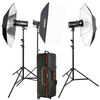 photo Godox Kit Complet de Studio avec 3 Flash SK300II - 300D