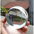 Boule de verre transparente 8 cm pour photos avec reflet à 180°