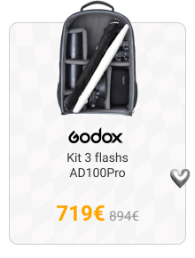 Godox - Kit 3 flashs AD100Pro