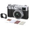 Appareil photo compact / bridge numérique Fujifilm X100V Argent avec Nisi Professional Kit