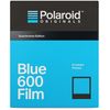 photo Polaroid 600 Blue Film Duochrome avec cadre noir - 8 poses