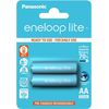 Piles Panasonic 2 piles AA rechargeables Eneloop Lite 950mAh