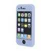 Coque iPhone MCA Housse silicone bleue pour iPhone (RUBIPHONE3GBLUE)