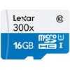 photo Lexar microSDHC 16 Go High-Performance UHS-I 300x (45Mb/s) - avec adaptateur