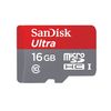 photo SanDisk MicroSDHC 16 Go Ultra UHS-I (80 Mb/s) - avec adaptateur 