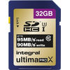 photo Integral SDHC 32 Go Ultima Pro X UHS-I 633x (95 Mb/s)