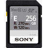 Cartes mémoires Sony SDXC 256 Go UHS-II série SF-E