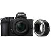 Appareil photo Hybride à objectifs interchangeables Nikon Z50 + 16-50mm + bague FTZ II