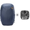 photo Peak Design Travel Backpack 30L Midnight Blue + Camera Cube Medium