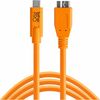 Image du Câble USB-C vers 3.0 Micro-B 4.6m - Orange