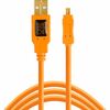 Image du Câble USB 2.0 vers Mini-B 8-PIN 4.6m - Orange