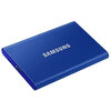 photo Samsung SSD Portable T7 500Go Bleu USB-C