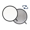 Réflecteur rond pliable blanc/argent 120cm - LAS4831