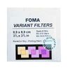Accessoire laboratoire Foma Jeu de filtres pour tirages de papier à contraste variable 8.9x8.9cm