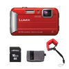Appareil photo compact / bridge numérique Panasonic Lumix DMC-FT30 Rouge Kit plongée
