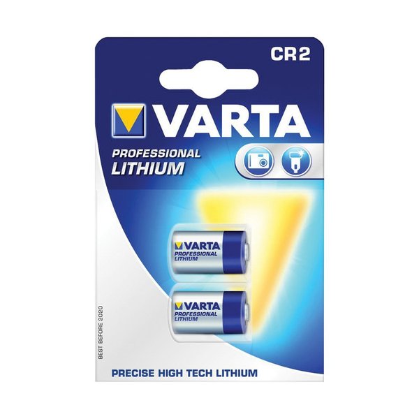 photo Varta 2 piles CR2 Professional Lithium