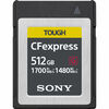 Cartes mémoires Sony CFexpress 512 Go Type B série CEB-G